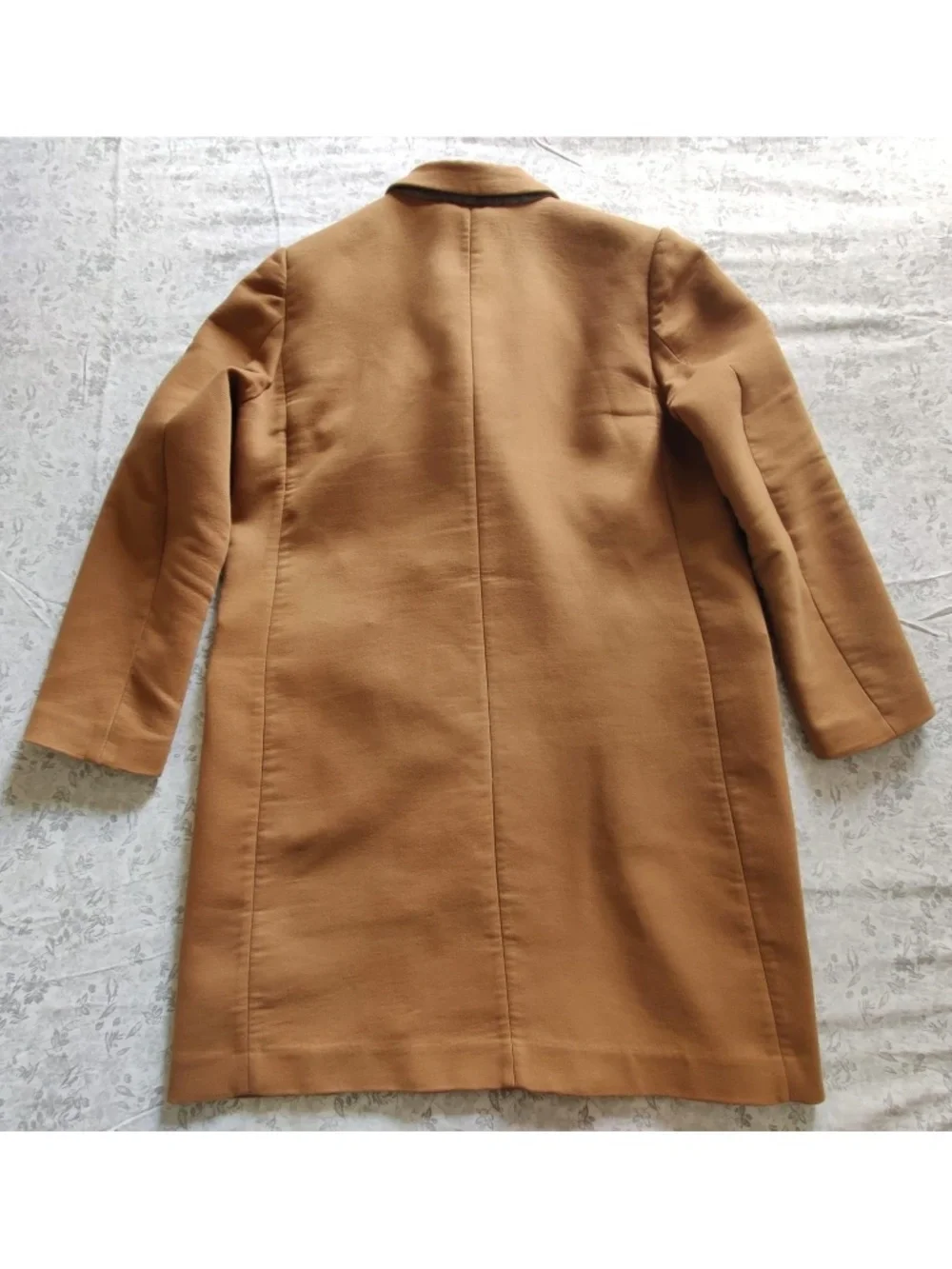 GAP Light Brown Lapel-Collar Long Dress Coat – XL - Picture 6 of 12